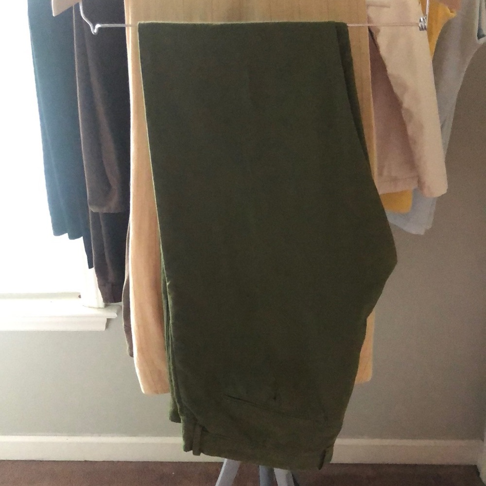 NWT J. Crew olive drab slim garment-dyed chino